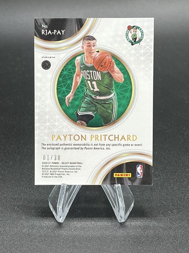 2021 Payton Pritchard Select RJA Orange Fotl Auto/30! - Foto 2 di 3