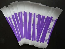 100 - Violet $2,000 Cash Money Self-Sealing Straps Currency Bands 