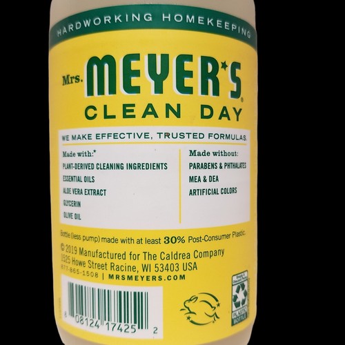 Mrs. Meyer's Clean Day Hand Soap Liquid Plant Based Honeysuckle Scent 12.5 fl oz - Picture 24 of 24