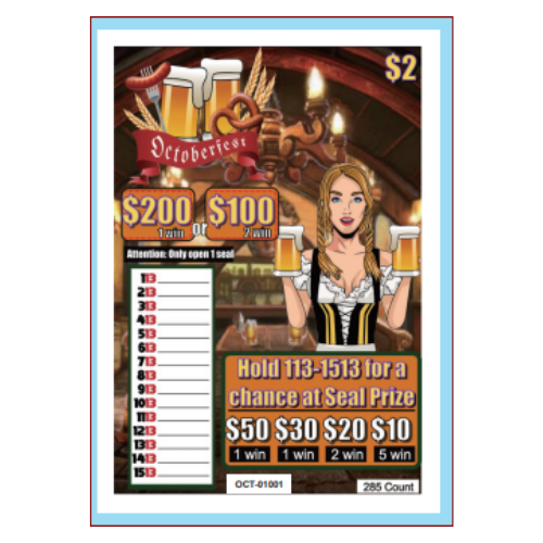 NUEVOS boletos de extracción Oktober Fest - Tarjetas de sello, pestañas de soporte - Imagen 1 de 6