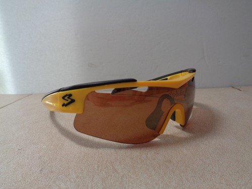 Spiuk Sunglasses Arqus Yellow/Black Cycling Touring Pro From Spain - Picture 8 of 8