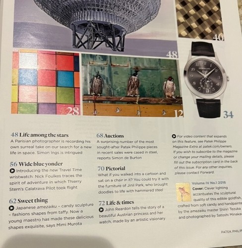 Patek Philippe International Magazine Volume IV Number 1 - Picture 4 of 4