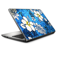 Laptop Skin Wrap Universal for 13 inch - Tropical Hibiscus Floral Pattern