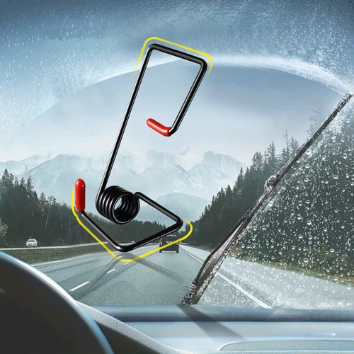 2Pcs Black Car Wiper Booster Spring Add-on Windshield Wiper Arm Pressure Spring - Bild 10 von 11