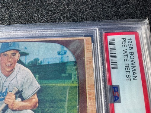 1955 BOWMAN #37 PEE WEE REESE PSA 5 - Picture 3 of 10