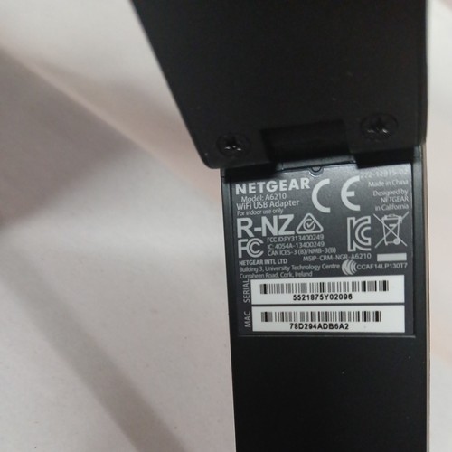 NETGEAR A6210 WIFI USB ADAPTER W/ CORD - Picture 4 of 6
