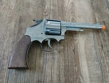Vintage Gonher Revolver #76 MARGARITA Toy Cap Gun Pistol Castalla 44 Metal Spain