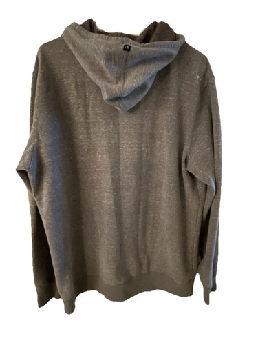 Vintage O’Neill Mens XL Drawstring Hoodie Gray Full Zip Long Sleeve Comfy Jacket - Picture 12 of 13