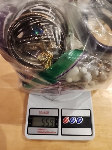 Lot Of 3.5 Lbs Estate Fashion Jewelery.  See Photos. S15 - Picture 3 of 4