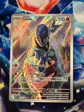 Pokemon TCG - Sawk - 130/086 Illustration Rare - SV: White Flare Near Mint/Mint