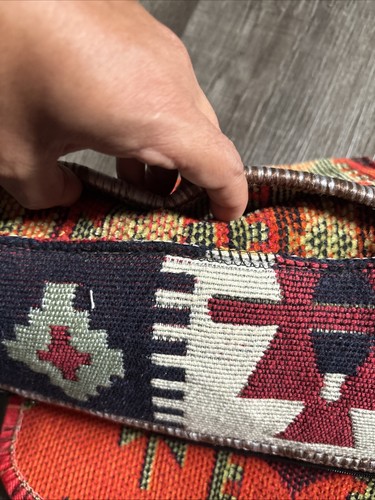 Vintage Wallet Tapestry Needlepoint Cute Wallet Nice Colors - Picture 4 of 4