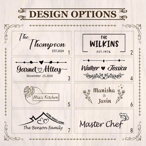 Personalized Walnut Cutting Board Engraved NonSlip Wedding Housewarming Gift - Picture 7 of 11