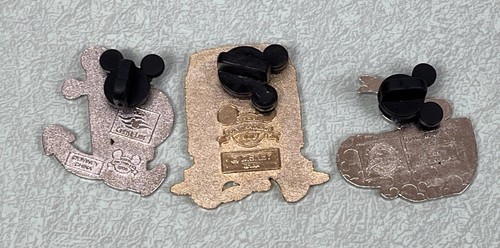 Disney Donald Duck Pin Lot Teacup Anchor Pirates Of The Caribbean Barrel - Picture 3 of 3