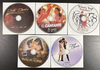 5 Pcs Random Horror Family Comedy Romantic DVD Lot Combo Movie Discs Only #23