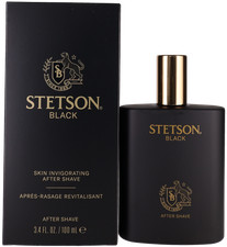Black by Stetson for Men After Shave Splash 3.4oz New