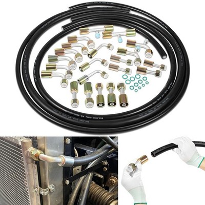 AC.121.001 Air Conditioning Hose & Fitting Kit #6#8#10 for Automotive A/C System
