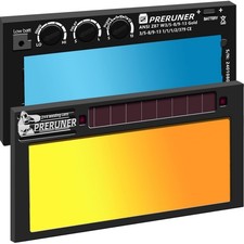 Shade Adjustable Series | Gold Shade Range 5-13 Auto Darkening Welding Lens |...