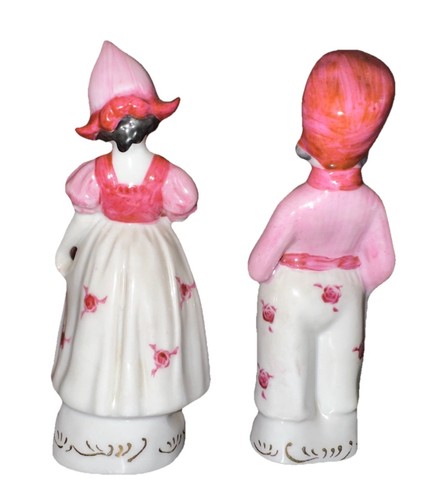 Vintage Japanese Porcelain Couple Figurines Man & Women  - Picture 6 of 9