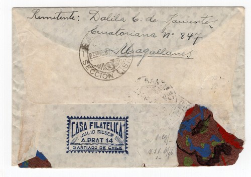 CHILE 1937 Puerto Montt Magallanes Sikorsky - Bild 2 von 2