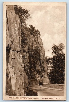 1940 Englewood New Jersey NJ Vintage Postcard Palisades Interstate Park Posted