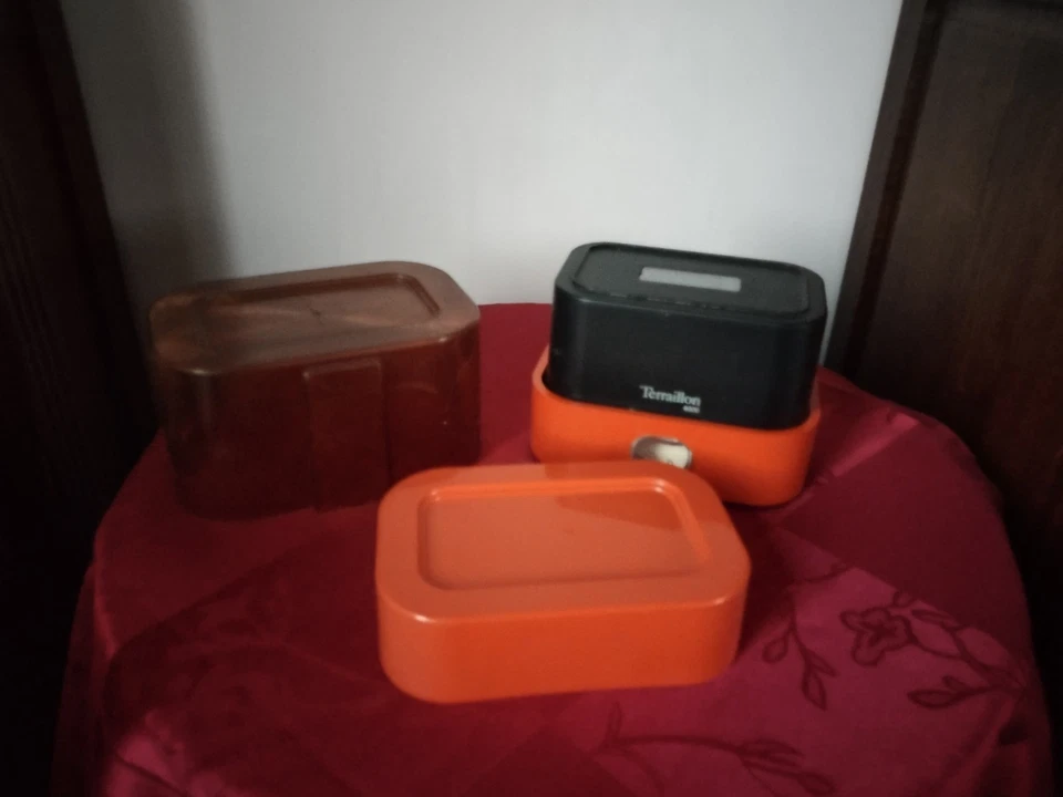 Balance cuisine TERRAILLON 4000 vintage orange années 70 déco loft fonctionne - Photo 3/4