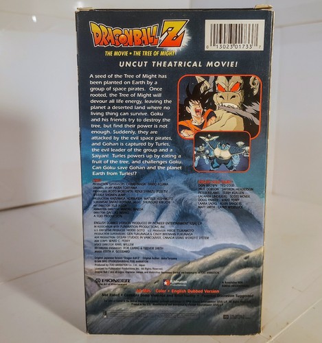 Dragon Ball Z: The Movie - The Tree of Might (VHS, 1998, Dubbed) - Picture 3 of 6
