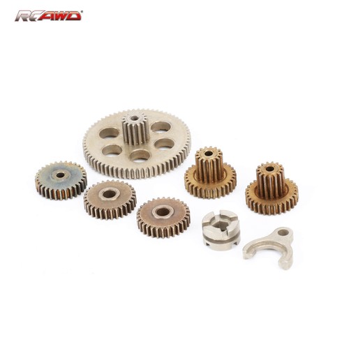 RCAWD Transmission Gear Set 100% Hardness Up for FMS FCX24 FCX18 1/18 LC80 K5 - Picture 9 of 9