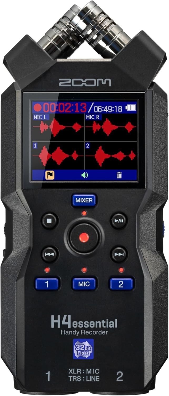 Zoom H4 Essential Handheld Recorder for Musicians, Podcasters & Filmmakers NEW