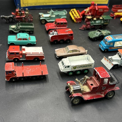 Valigetta porta fiammiferi vintage 1966 con lotto di 22 auto/veicoli Lesney Matchbox - Foto 7 di 18