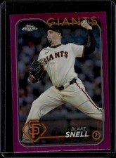 2024 Topps Chrome Pink Refractors #218 Blake Snell San Francisco Giants