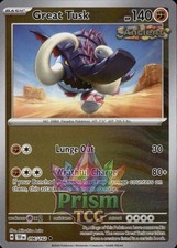 Great Tusk 96/162 Uncommon Reverse Holo Temporal Forces Pokemon