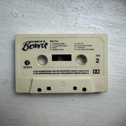 David Bowie - The Best of Bowie Cassette Tape - Picture 4 of 6