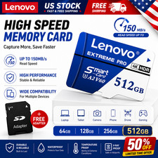 High Speed Memory Card Micro SD Card 128GB 256GB 512 GB 1TB TF Ultra Class 10