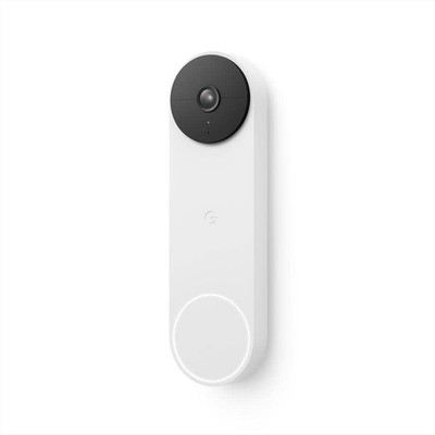 Google Nest Doorbell, Battery - Snow