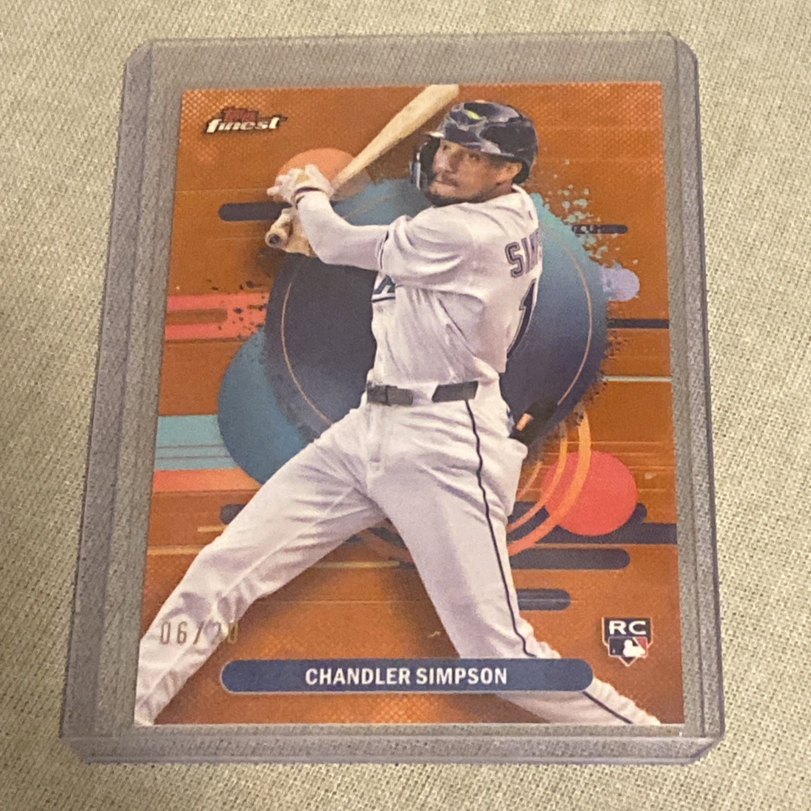 2025 Topps Finest Uncommon CHANDLER SIMPSON Orange  /20 RC #177