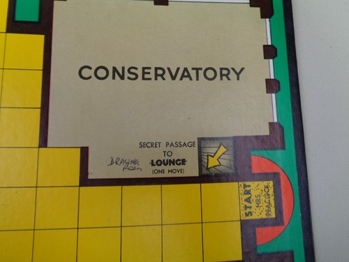 Vintage Cluedo Board Game By Waddingtons 1970s 100% Complete With Instructions - Picture 12 of 14