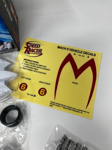SPEED RACER MACH 6 RACER SNAP N' BUILD VEHICLE BUILDING KIT (JADA 2008) - Picture 5 of 11
