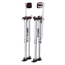 VEVOR 36"-50" Adjustable Aluminum Drywall Stilts w/ Knee Pads for Painting Tapin