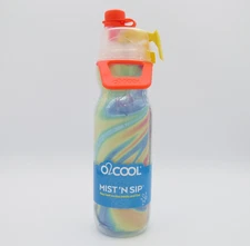 O2Cool Mist 'N Sip 20 oz Insulated Water Bottle & Trigger Mister Tie-Dye