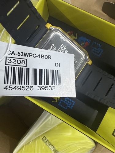 Reloj Casio Digital PAC-MAN Colaboración Alarma Cronógrafo Calculadora CA-53WPC-1B - Imagen 7 de 7