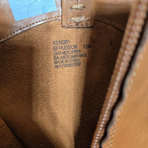 B Makowsky Hudson braune Western Reißverschluss Leder Stiefel mit abnehmbarem Druckknopf Gurt 6,5 M - Bild 10 von 18