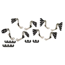 Moroso Spark Plug Wire Holder 72178; 7-9mm V/C Mount Black Plastic for BBC