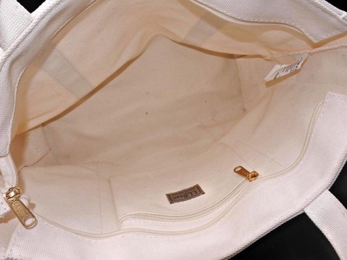 L.L.Bean Japan Limited Leather Canvas Tote Gold/Beige Used, No notable flaws - Picture 7 of 9