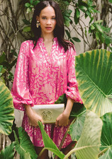 NWT Lilly Pulitzer Evaline Silk Dress in Sun Shell Pink Floral Bloom, Size !!