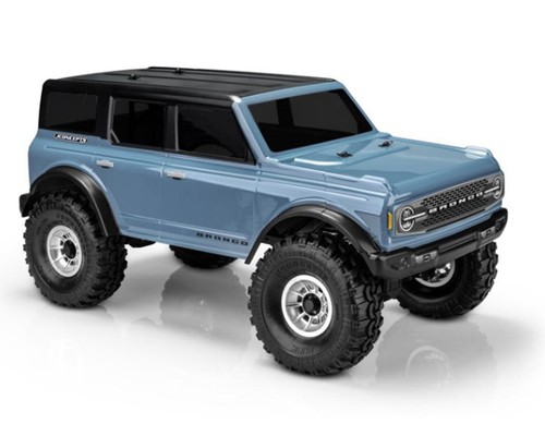 JCO0437 2021 FORD BRONCO 4 DOOR ROCK CRAWLER PRE-TRIMMED BODY (CLEAR) (12.3")