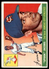 1955 Topps #61 Spook Jacobs Kansas City Athletics Good 48027