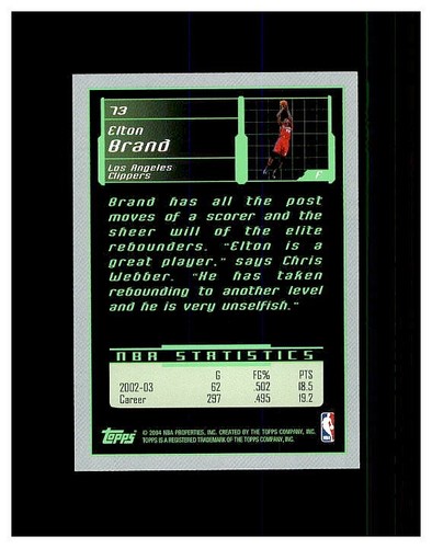 2003-04 TOPPS MATRIX BASKETBALL YOU PICK SEE SCANS STARS & ROOKIES MINT CARDS - Picture 109 of 233