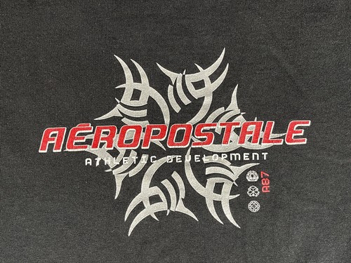 Y2K Aeropostale Athletic Dept Grafik T-Shirt Herren XL Grunge, Ninja Star, Metal - Bild 2 von 6
