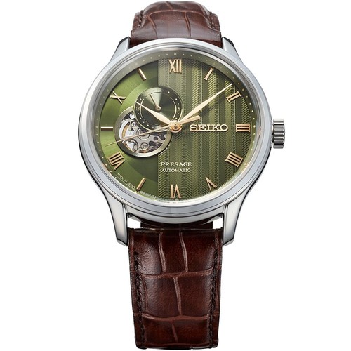 Seiko Presage SRPL97J1 Sapphire Automatic Leather Green Taiwan Limited Edition - Picture 1 of 4