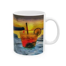 Happy Hour on Sifnos Ceramic Mug